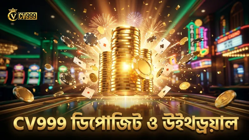 নিরাপদ ডিপোজিট ও দ্রুত উইথড্রয়াল CV999 প্ল্যাটফর্মে নিশ্চিত।