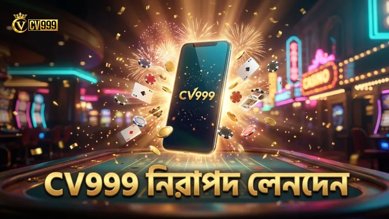 নিরাপত্তা ব্যবস্থা বজায় রেখে CV999 দিয়ে লেনদেন।
