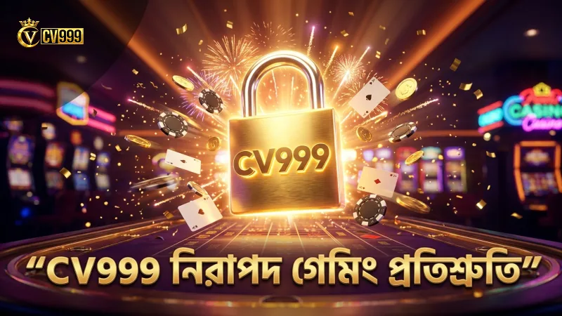 নিরাপদ ও দায়িত্বশীল গেমিং CV999-এর অঙ্গীকার।