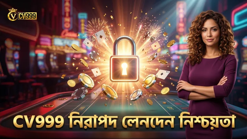 CV999 প্ল্যাটফর্মে নিরাপদ আর্থিক লেনদেনের জন্য উন্নত এনক্রিপশন ব্যবহৃত হয়।