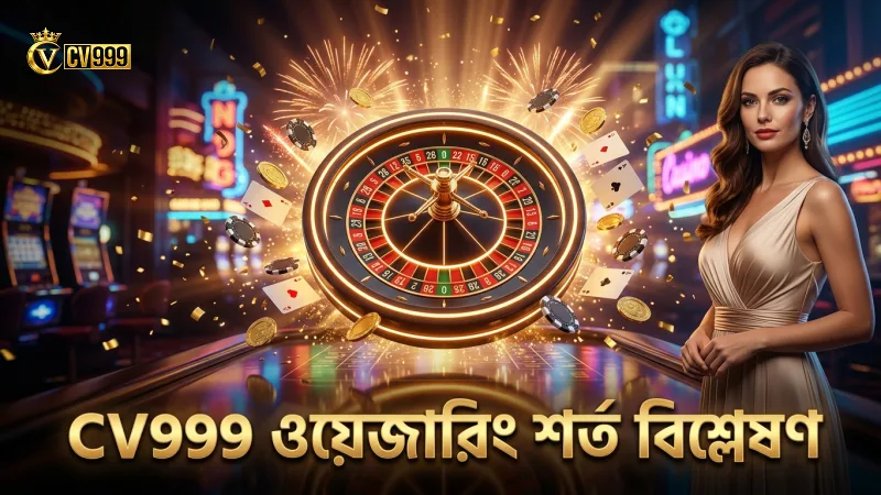 CV999 এর ওয়েজারিং শর্ত সমন্বয়ে বাজির প্রকৃত রিটার্ন বোঝা যায়।