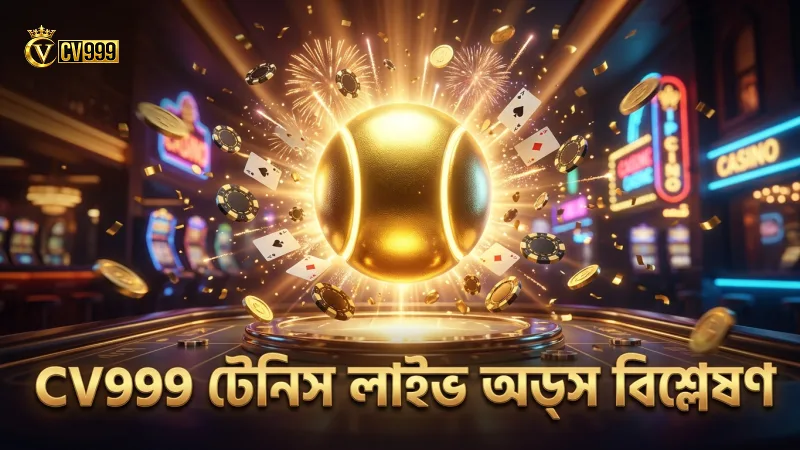 টেনিস লাইভ অডসের গণনায় বাজির খরচ বুঝুন CV999-র মাধ্যমে